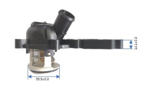 Thermostat, coolant