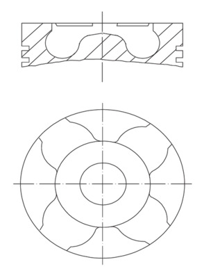 MAHLE 037 PI 00146 000 Píst