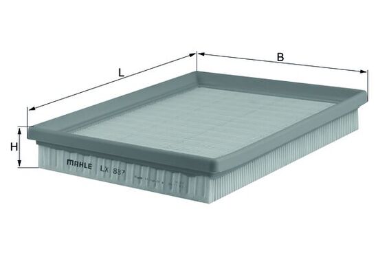 MAHLE LX 887 Air Filter