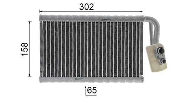 Evaporator, air conditioning 7