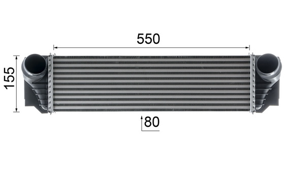 MAHLE CI 183 000P Intercooler