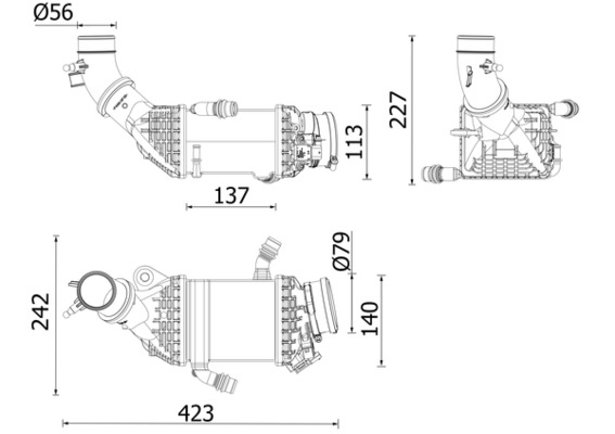 MAHLE CI 658 000P chladič...