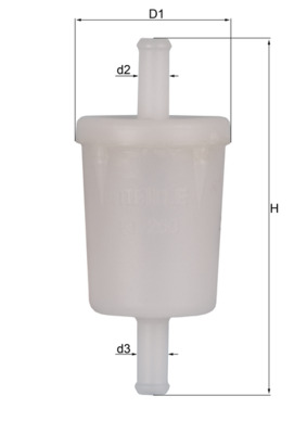 MAHLE KL 260 Kraftstofffilter