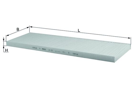 MAHLE LA 123 szűrő, utastér...