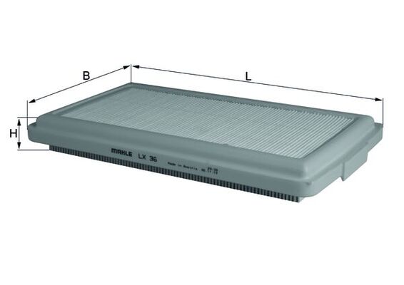 MAHLE LX 36 Air Filter for...