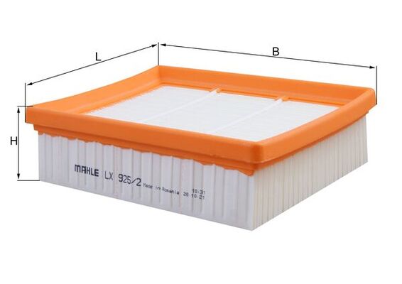 MAHLE LX 925/2 Air Filter