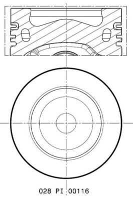 MAHLE 028 PI 00116 000 бутало