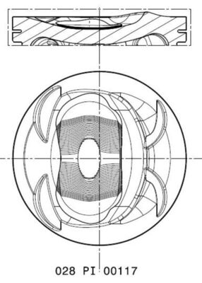 MAHLE 028 PI 00117 000 бутало