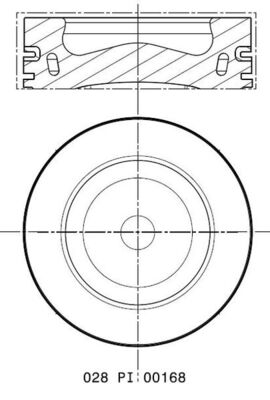 MAHLE 028 PI 00168 002 бутало