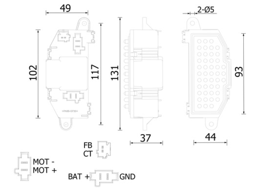 MAHLE ABR 118 000S regulator, kupévifte