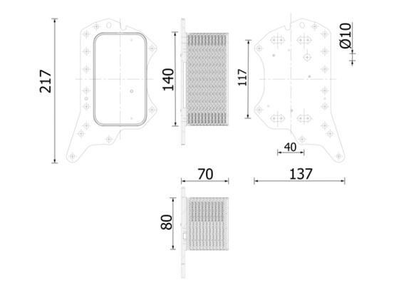 Oil Cooler, engine oil