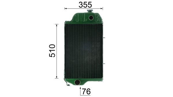 Radiator, engine cooling 6