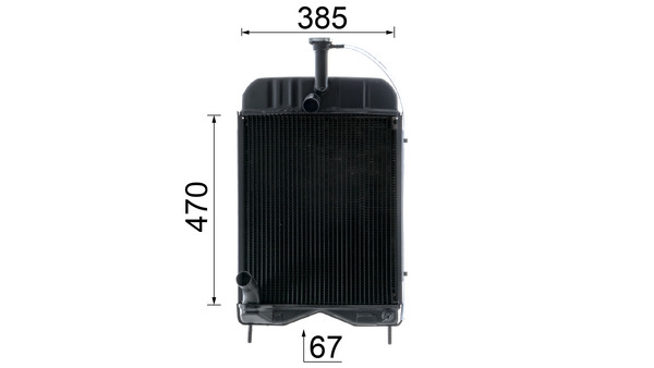 Radiator, engine cooling 6
