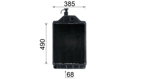 Radiator, engine cooling 6