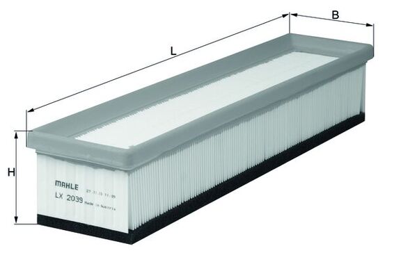 MAHLE LX 2039 légszűrő RENAULT