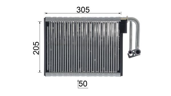 Evaporator, air conditioning 7