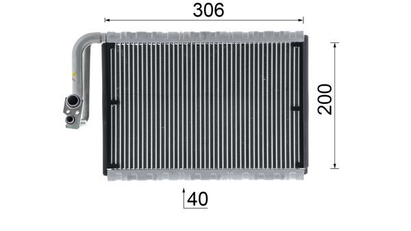 Evaporator, air conditioning 7