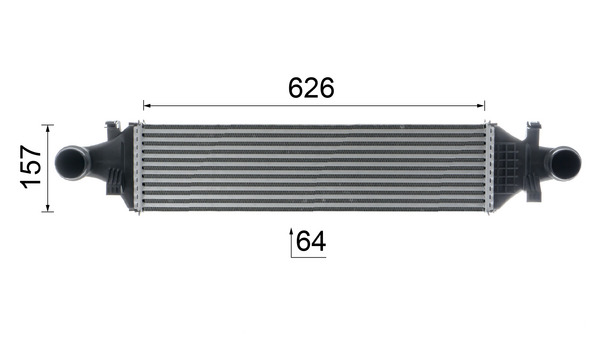 MAHLE CI 480 000P Intercooler