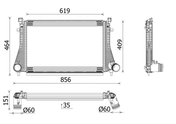 MAHLE CI 667 000P chladič...