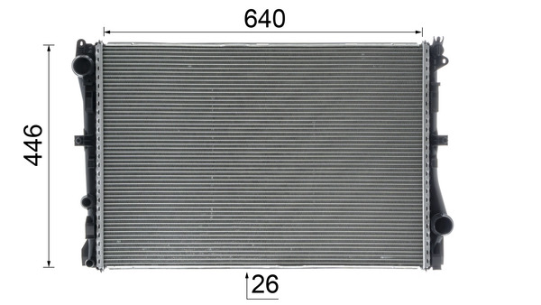 Radiator, engine cooling 7