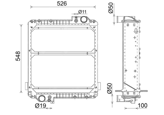 Radiator, engine cooling 3