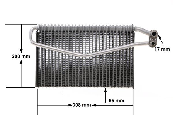 Evaporator, air conditioning 6
