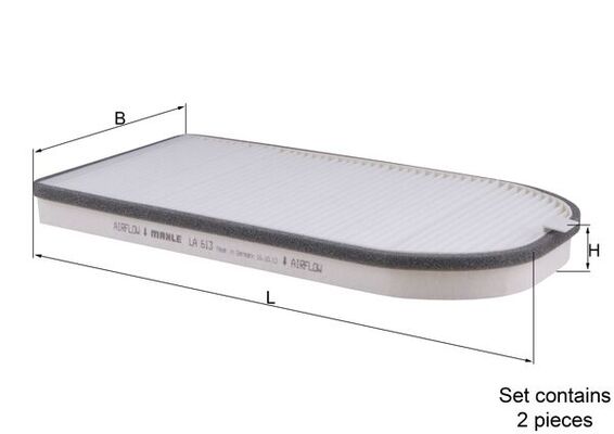 MAHLE LA 613/S Filter,...