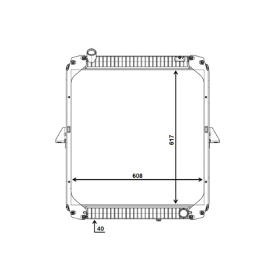 Radiator, engine cooling 3