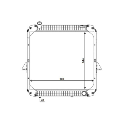 Radiator, engine cooling 3