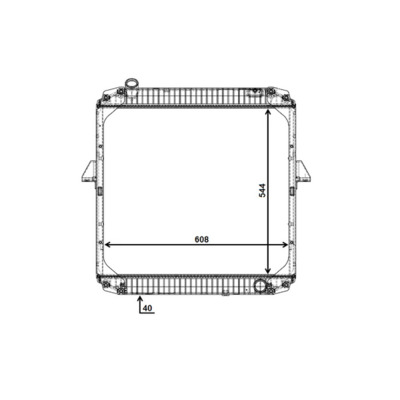Radiator, engine cooling