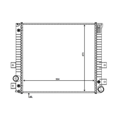 Radiator, engine cooling 3