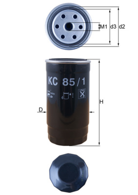 MAHLE KC 85/1 Üzemanyagszűrő