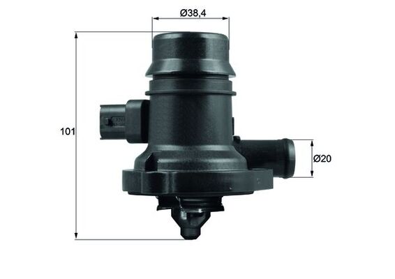 MAHLE TM 36 103 Termostat,...