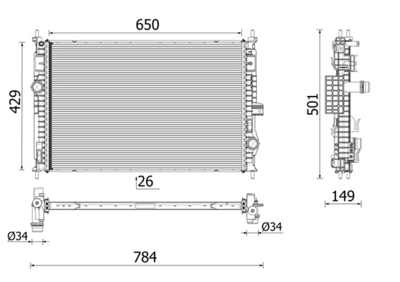 MAHLE CR 2710 000P...