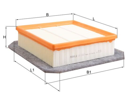 MAHLE LX 3061 légszűrő OPEL...