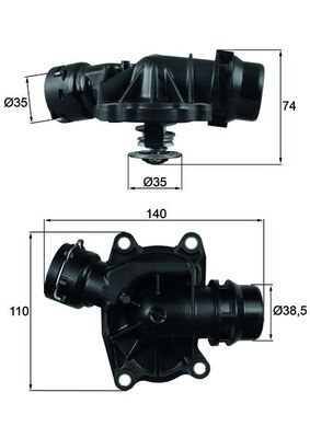 MAHLE TI 233 88 Termostat,...