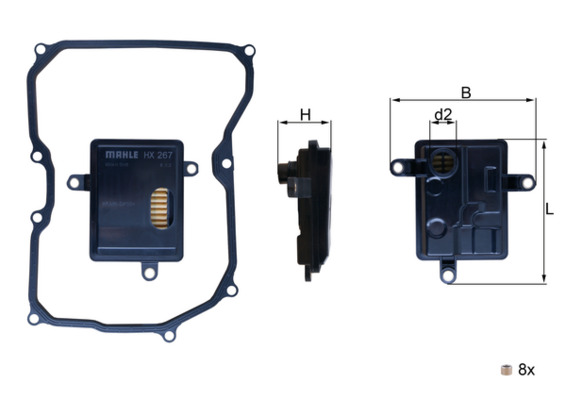 MAHLE HX 267D хидравличен...