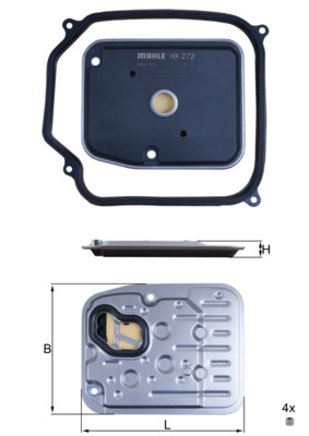 MAHLE HX 272D1 хидравличен...