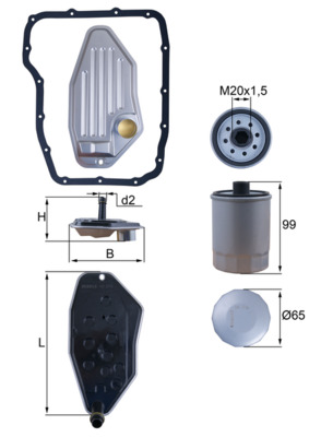 MAHLE HX 276 KIT Hydraulic...
