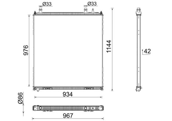 MAHLE CR 106 000P радиатор,...