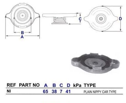 Cap, coolant tank