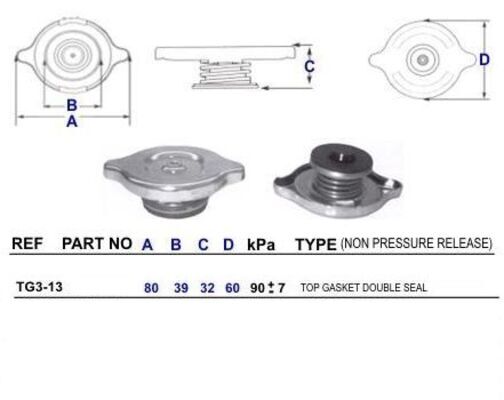 Cap, coolant tank