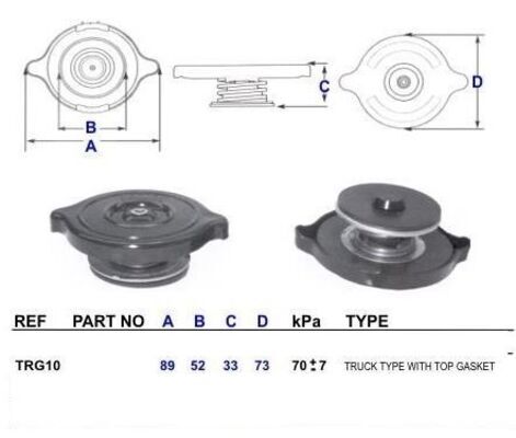 Cap, coolant tank