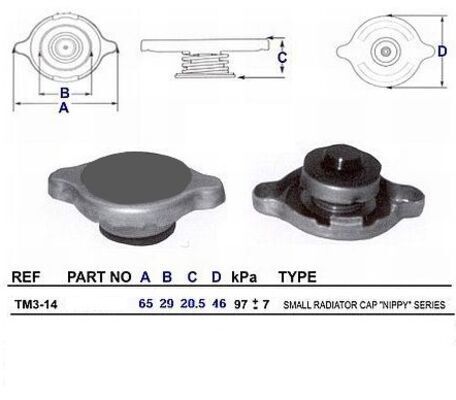 Cap, coolant tank