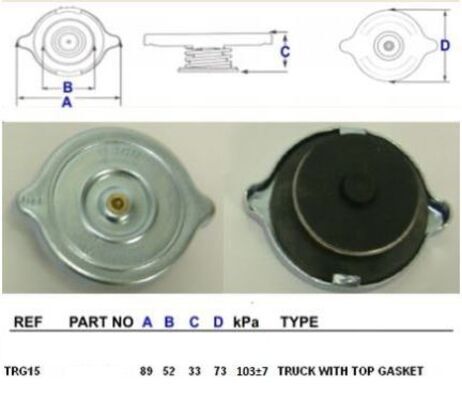 Cap, coolant tank