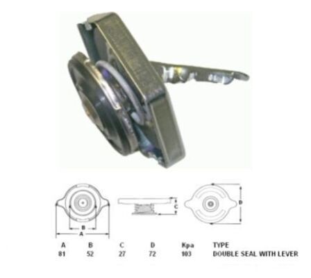 Cap, coolant tank