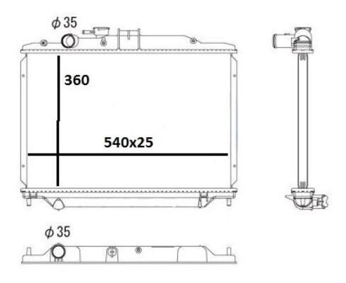 Radiator, engine cooling