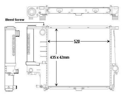 Radiator, engine cooling