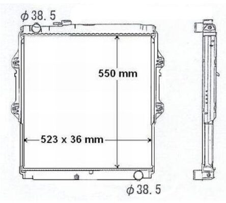 Radiator, engine cooling