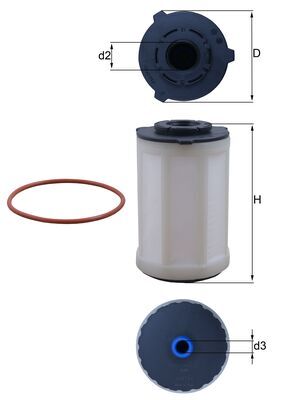 MAHLE KX 655D Fuel Filter...